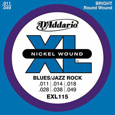 D'Addario EXL115 Blues/Jazz Rock Electric Guitar Strings