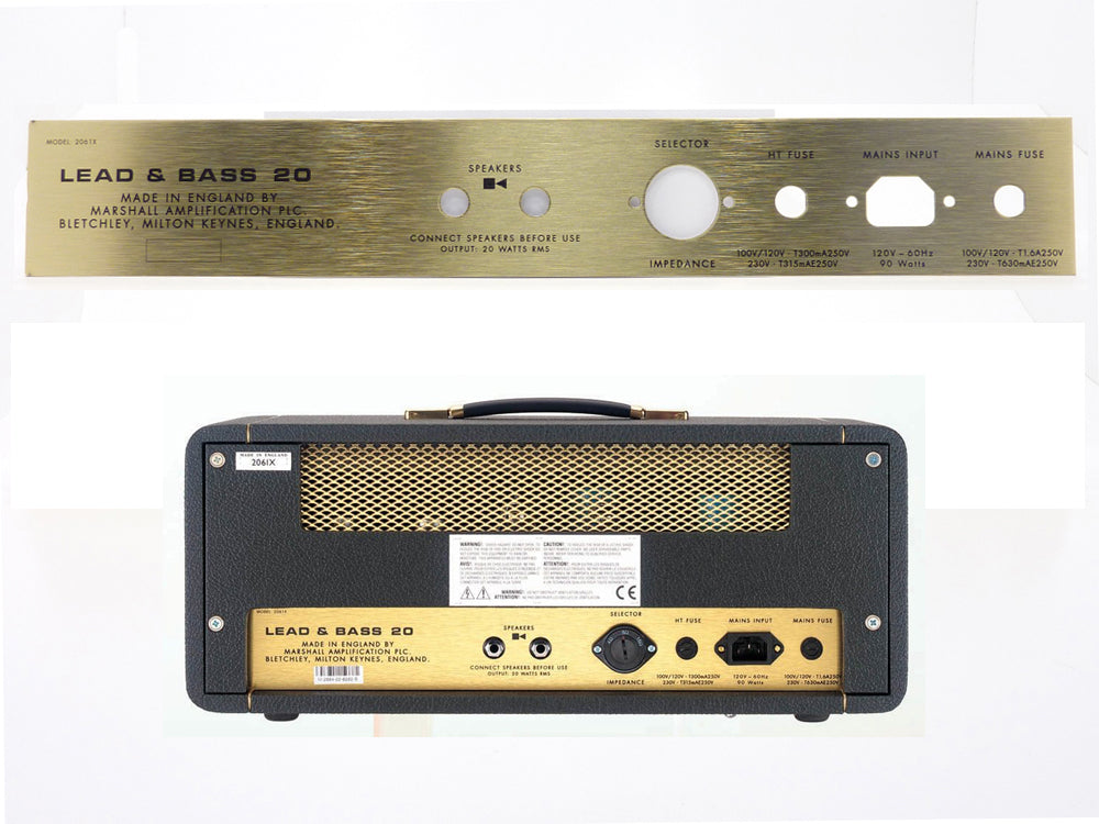 Marshall JMP (2061X) Rear Faceplate – Solsound Limited
