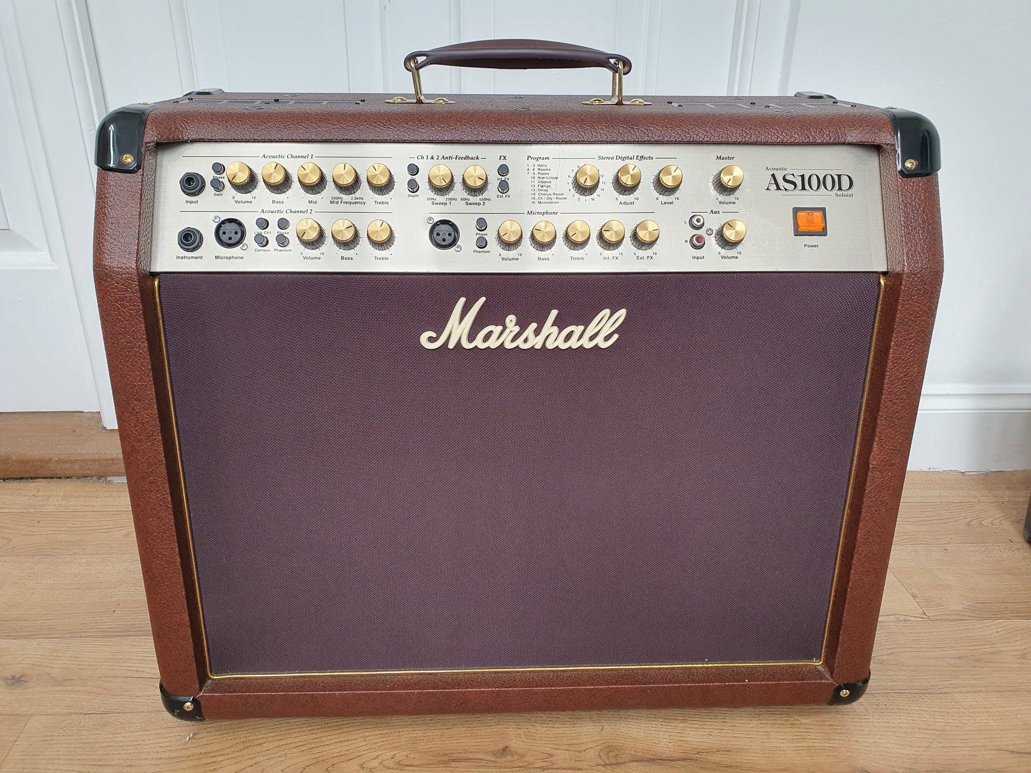 Marshall AS100D Soloist - Combo Acoustic Guitar & Vocal Amplifier –  Solsound Limited