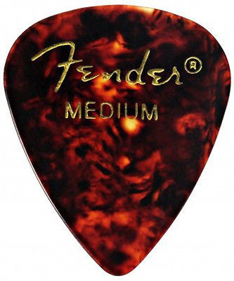 Fender Original 351 Classic Celluloid Medium Picks Shell 198-0351-300