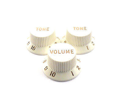 Fender Original Stratocaster Knobs (White)