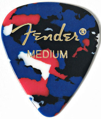 Fender Original 351 Classic Celluloid Medium Picks Confetti 198-0351-350