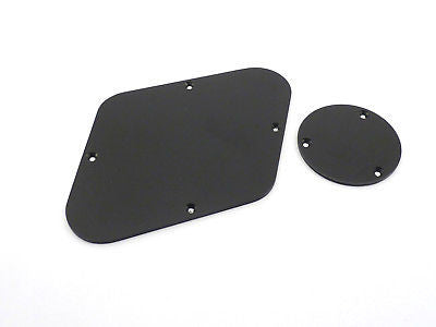 Stentor Les Paul Type Rear Access Backplates Black