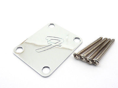 Fender Original Neck Plate 'F' Logo Chrome