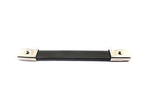 Vintage Black Handle for Fender Amplifiers (Chrome End Caps)