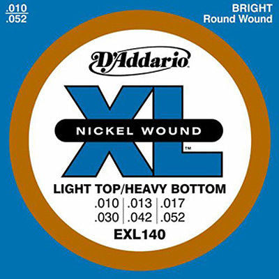 D'Addario EXL140 Light Top/Heavy Bottom Electric Guitar Strings