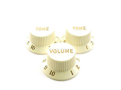 Fender Original Stratocaster Knobs (Parchment)