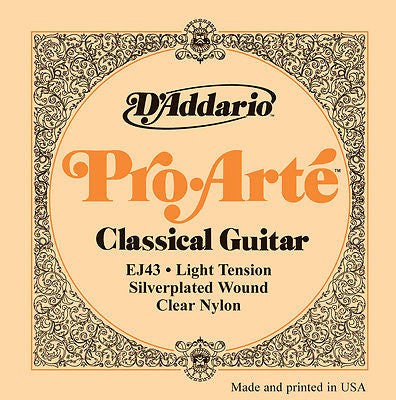 D'Addario EJ43 Classical Strings