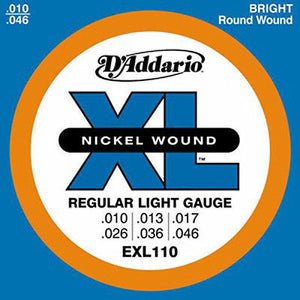 D'Addario EXL110 Regular Light Gauge Electric Guitar Strings