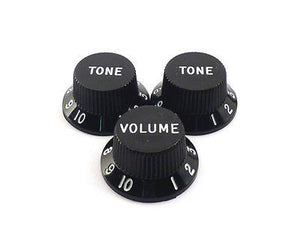Fender Original Stratocaster Knobs (Black)