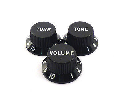 Fender Original Stratocaster Knobs (Black)