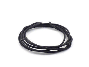 Black Cloth Covered Wire 18 Gauge Stranded Core (1m)