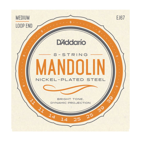 D'Addario EJ67 Mandolin Strings Loop End