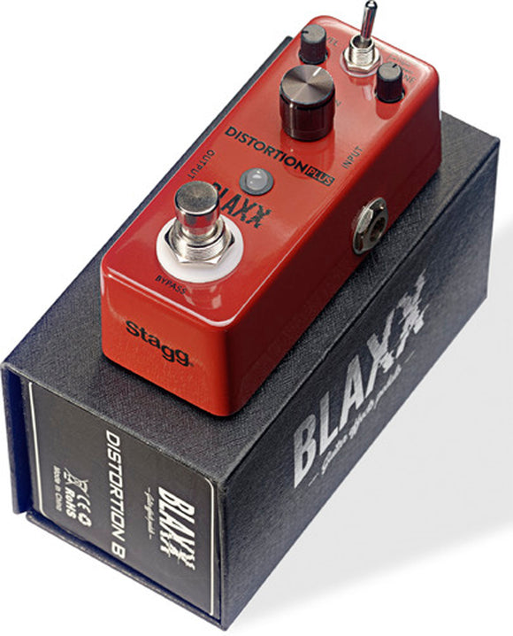Stagg Blaxx Distortion Plus Compact Guitar Pedal
