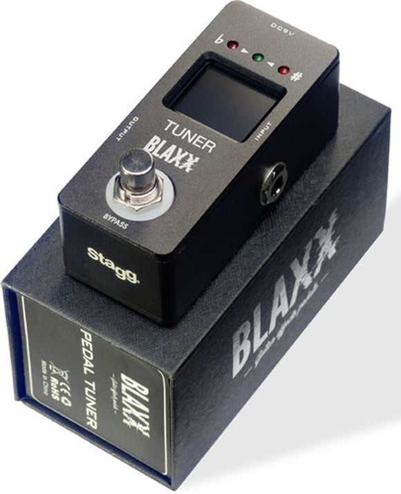 Stagg Blaxx Tuner Compact Guitar Pedal