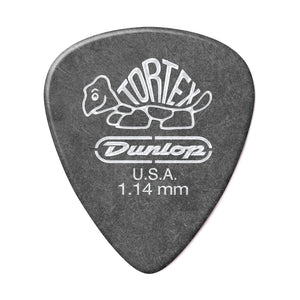 Jim Dunlop Tortex Pitch Black Plectrum (1.14mm)