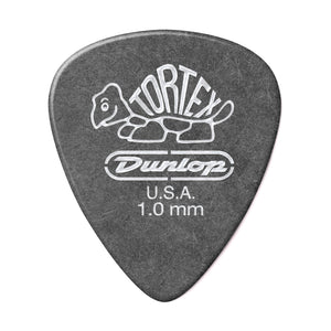 Jim Dunlop Tortex Pitch Black Plectrum (1.0mm)