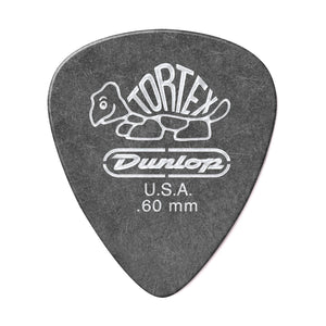 Jim Dunlop Tortex Pitch Black Plectrum (.60mm)