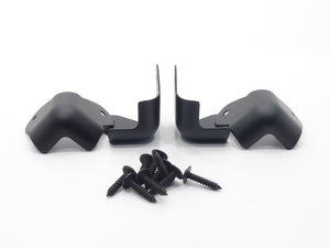 Cabinet Corners with Cut-Out Matt Black