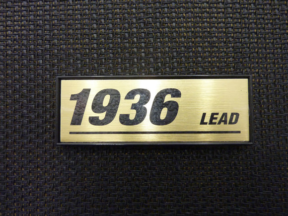 Marshall 1936 Lead Logo