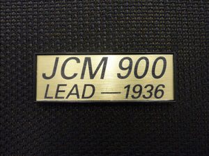 Marshall JCM 900 Lead 1936 Logo